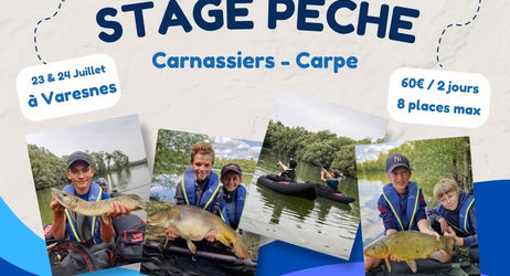 Stage Pêche Eté Ados Varesnes
