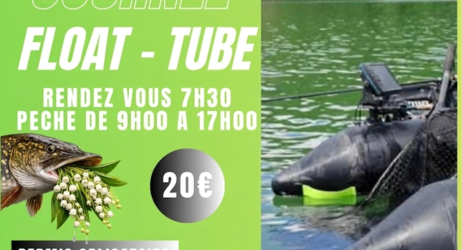 Journée float-tube plan d'eau du Canada !