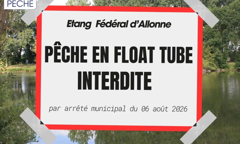 Changement réglementaire - Etang Fédéral d'Allonne 