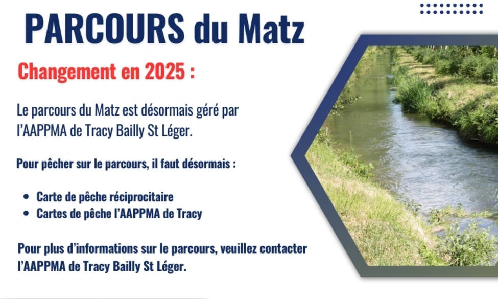 Changement parcours du Matz